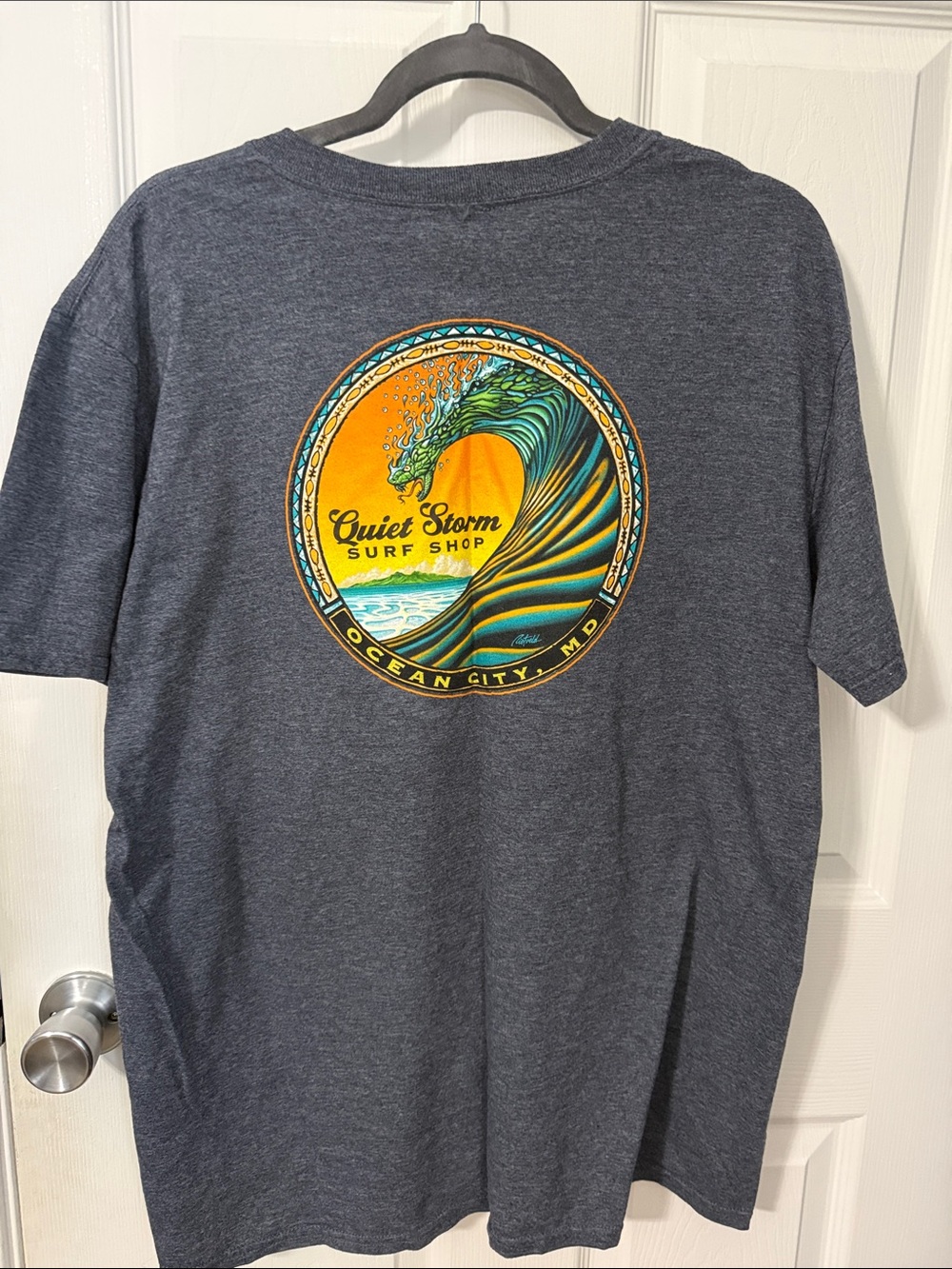 Men's Graphic T-Shirt - Dark Heather Blue